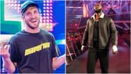 Logan Paul and Omos. (Photos: WWE.com)